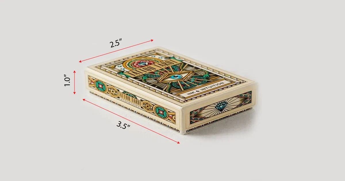 Dimensions of a Deck of Cards