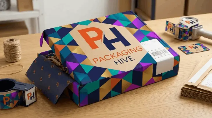 Packaging Hive branded custom mailer box for e commerce